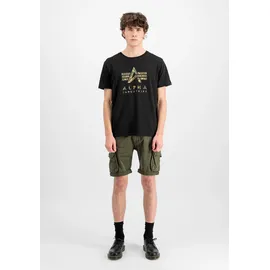 Alpha Industries Crew Kurze Hose Dark Olive 32