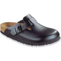 Birkenstock Boston Naturleder schmal schwarz 45