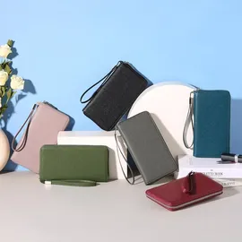 luxuskollektion Geldbörse Damen RFID blau