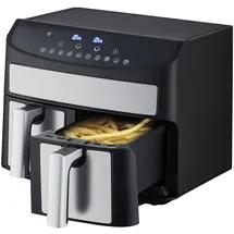 expo-bˆrse Doppel Heißluftfritteuse 2x3,8 Ltr. schwarz