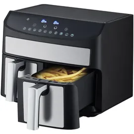 expo-bˆrse Doppel Heißluftfritteuse 2x3,8 Ltr. schwarz