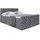 altdecor Boxspringbett BOXI8-Z KING - 160x200 - H3/H4 - Dunkelgrau