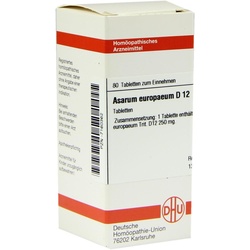 Asarum Europaeum D 12 Tabletten 80 St