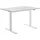 TOPSTAR Schreibtisch E-Table lichtgrau / Weiß