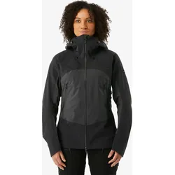 Regenjacke Damen wasserdicht 20.000 mm Wassersäule Trekking - MT900 schwarz L