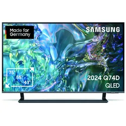 Samsung GQ50Q74DAUXZG AI QLED TV (50 Zoll (125 cm), 4K UHD, HDR, Smart TV, Sprac...