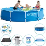 Swimming Pool Plus Zubehör - Intex Metal Frame Rund 305x76 cm EINHEITSGRÖSSE