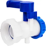 Bradas IBC Klappenhahn Ig S60x6 Innengewinde & Außengewinde IBCS60F-BTVS60M