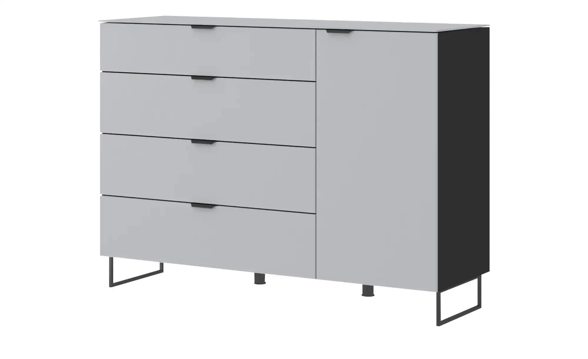 Dreamer Junges Wohnen Kombikommode  Dreamer ¦ grau ¦ Maße (cm): B: 135 H: 97,5 T: 43.0