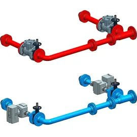 Bosch Kaskade, DN50/65-Pumpe (2x150KW)V2 Unterkomponente Kaskade mit Pumpe