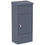 seavas Paketbox 2 Anthrazit – Briefkastenbox, XXL-Briefkasten, Parcelbox