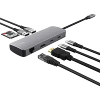 Trust Vylor 8-in-1 Kompakt USB C Hub Multiport Adapter mit HDMI 4k60Hz