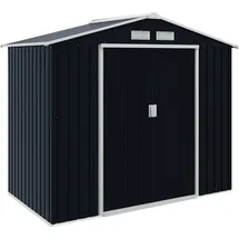 Outsunny Gerätehaus Pultdach 2,13 x 1,08 m Grau