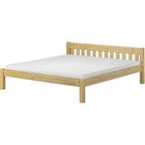 Erst-Holz Doppelbett Ehebett 180x200 Kiefer natur Massivholzbett Rollroste Matratze 60.38-18 M