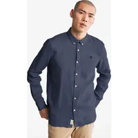 Timberland Mens Linen Shirt dark sapphire XXL