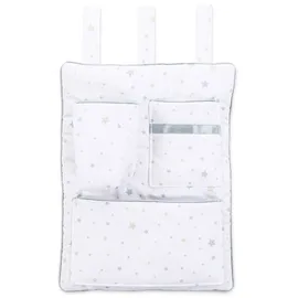 babybay Utensilo für alle Modelle, weiß Sternemix sand/azurblau