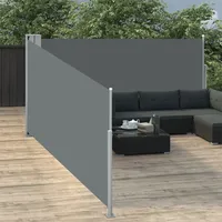 vidaXL Balkon-Sichtschutz 100 x 1000 cm Anthrazit  Aluminium