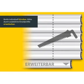 Schellenberg Rollladenpanzer Mini, weiß, 120 x 140 cm