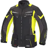 BÜSE Lago Pro Textiljacke Damen Schwarz/Grau/Neon-Gelb - 46