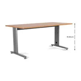 Rocada Schreibtisch Eiche grau