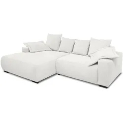 filippo Ecksofa Mio Stoff Weiß