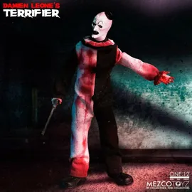 Mezco Toys Terrifier Actionfigur 1/12 Art the Clown Deluxe Edition 17 cm