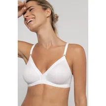 DORINA Bügelloser BH "Tiffany", Damen, Gr. 75, Cup B, weiß, Obermaterial: 71% Polyester, 29% Baumwolle, BHs, vorgeformte Cups, ungepolstert