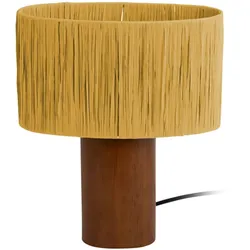 Leitmotiv Tischleuchte Sheer Oval - Gelb - Ø21cm