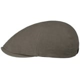 Lipodo Flat Cap (1-St) Schirmmütze mit Schirm grau L (57-58 cm)