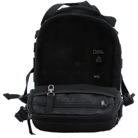 National Geographic Sportrucksack NATIONAL GEOGRAPHIC "Milestone", Gr. B/H/T: 23,75cm, schwarz, Kunstfaser, Rucksäcke, aus recycelten PET-Flaschen