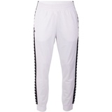 Kappa Unisex Luigi Men, Pants, Slim Fit Trainingshose, Bright White, S EU