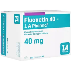 Fluoxetin 40-1a Pharma Tabletten 100 St