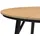 Idimex Gartentisch Ø 120 x 75 cm Schwarz/Natur