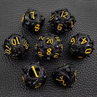 Celestial Dragon Orbs - Black & Yellow