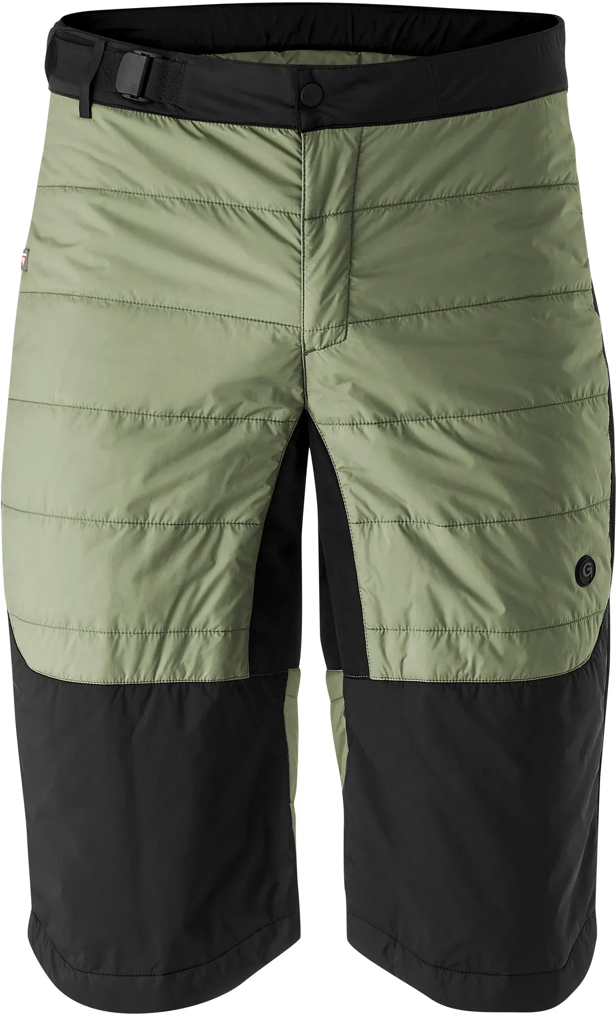 Fahrradhose GONSO "TRAIL SHORTS PRIMALOFT M", Herren, Gr. XXXL, Normalgrößen, grün (schilfgrün), 100% Polyamid, Hosen, Herren Primaloft-Radhose, MTB-Shorts ohne Sitzpolster, verstellbarer Bund