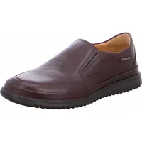 Mephisto Twain Herren Slipper, bequem, Leder, Brown, Air Jet Wechselfußbett - Herrenschuhe Slipper, Braun, leder (randy) - Braun - 44