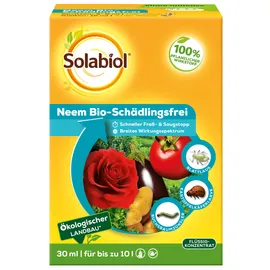 Solabiol Neem Bio-Schädlingsfrei Insektenvernichter 30 ml