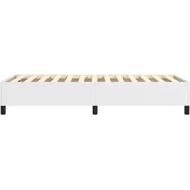 vidaXL Boxspringbett 100 x 200 cm Weiß