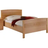 Seniorenbett Komfortbett höhenverstellbar Buche Nachbildung - Braun
