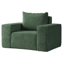 Fun Möbel Sessel Designersessel ESTELLE in Stoff Abriamo grün