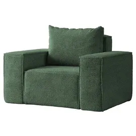 Fun Möbel Sessel Designersessel ESTELLE in Stoff Abriamo grün