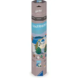 Ravensburger Malen nach Zahlen CreArt Leinwand Farbenfrohes Santorini