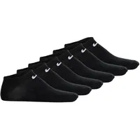 Nike Lightweight No Show Sneakersocken 6er Pack Schwarz 42-46