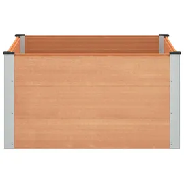 vidaXL Hochbeet 100 x 100 x 54 cm Braun