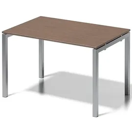 BISLEY Bisley Schreibtisch, DUF1208WN355 U 1200x740x800mm si/nb - Braun/Silber
