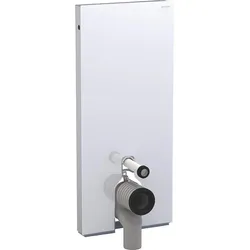Monolith Sanitärmodul für Stand-WC (Ausführung: Sanitärmodul Monolith Geberit für Stand-WC Glas-weiss 101 cm)
