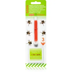Alfa Vita Tweezers for ticks Set with antibacterial wipes Set zur Zeckenentfernung