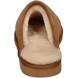 WARMBAT Unisex-Erwachsene Classic Flache Hausschuhe, Braun (25 Cognac) - 42