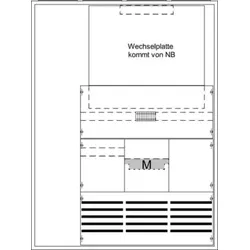 Striebel & John KS459 Mess- und Wandlerschrank Aufputz Schutzklasse II, Schutzart IP44 2CPX032616R9999