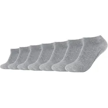 CAMANO Soft Sneakersocken 7er Pack Grau 39-42